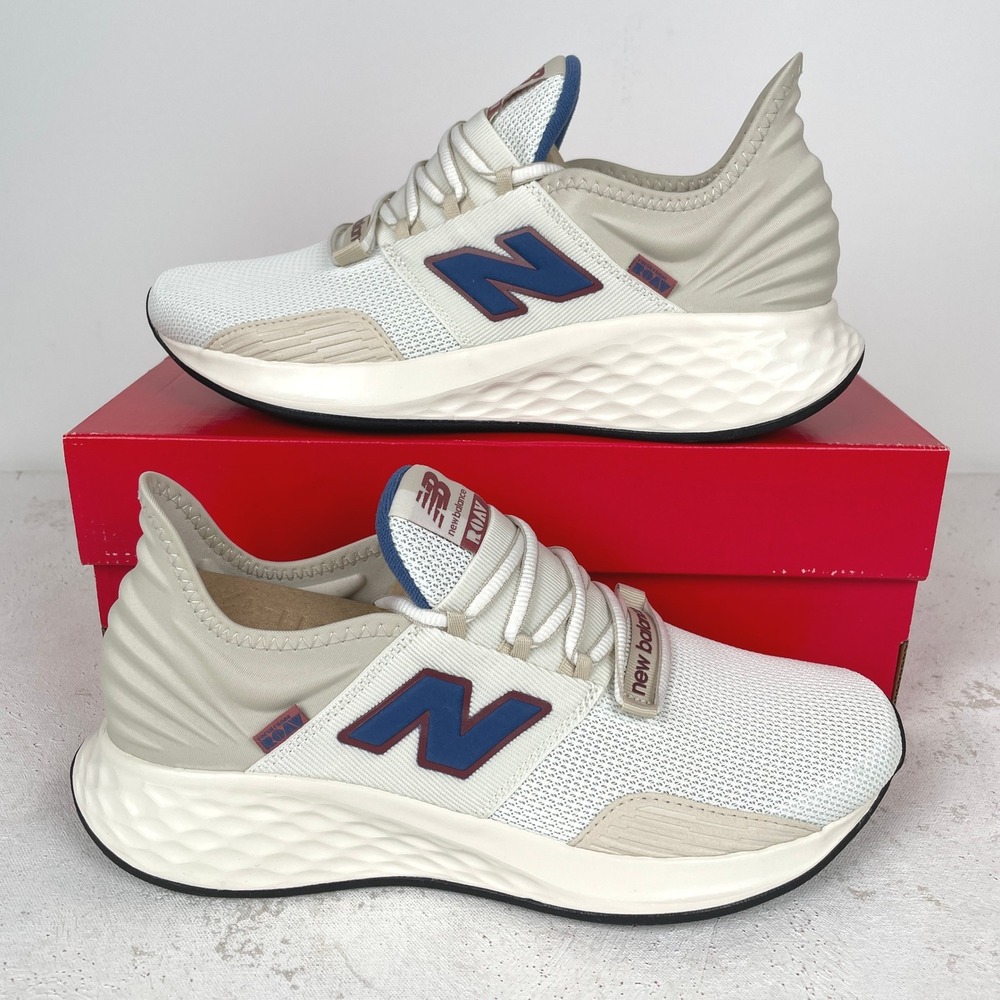 New Balance Fresh Foam Roav Mens 11 D White Grey Running Shoes MROAV1L3 Sneakers
